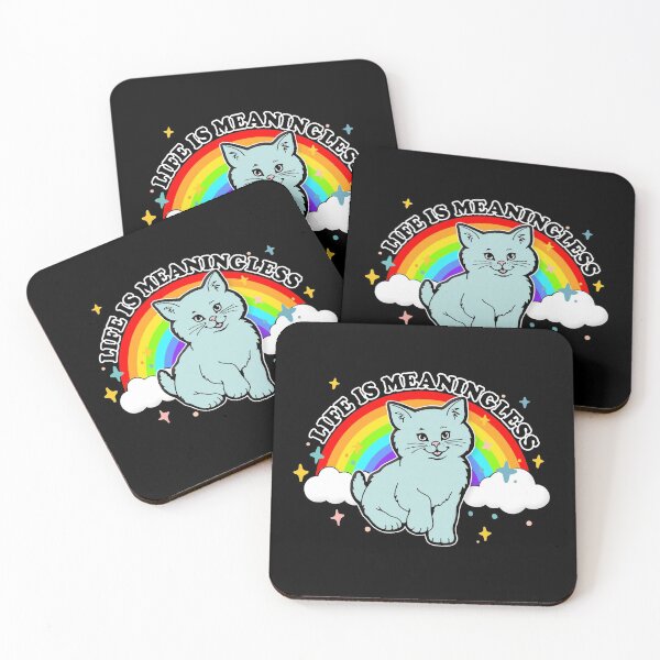 Item preview, Life Is Meaningless / Cute Nihilism Design  designed and sold by AestheticNow.