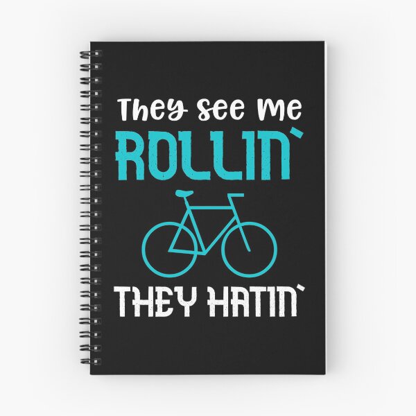 Item preview, Spin Class Funny Rollin Hatin Quote Workout Gym Bike Saying  designed and sold by CreatedByHeidi.