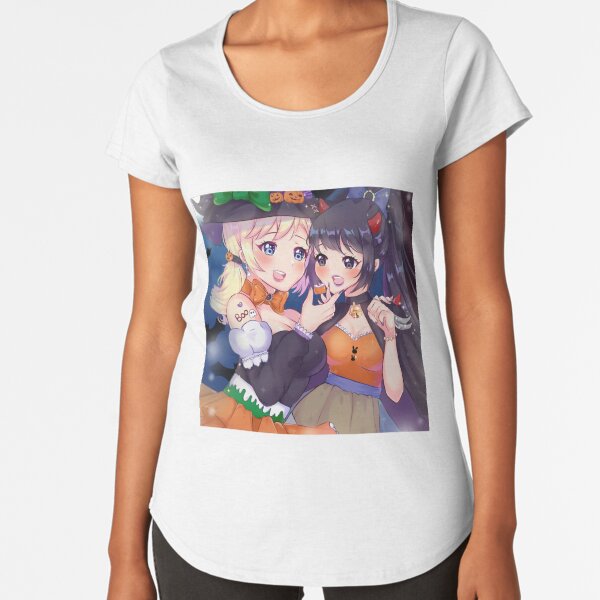 Halloween Girls Premium Scoop T-Shirt