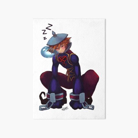 Kingdom hearts Sora Art Board Print for Sale by skydesigns