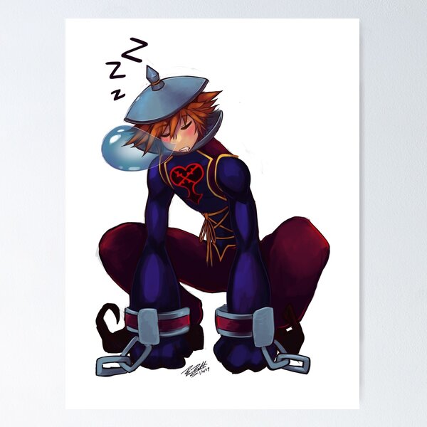 Vista previa del artículo con la obra «Gran cuerpo sin corazón Sora Kingdom Hearts», diseñado y vendido por Bri Prescott.