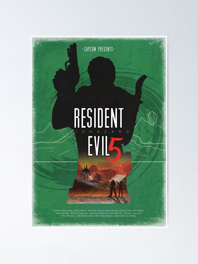 "Resident Evil 5 Minimalist Artwork" Poster for Sale by madebyminney