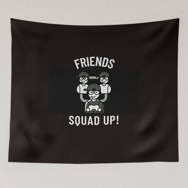 Item preview, Friends squad up! designed and sold by playerpup.