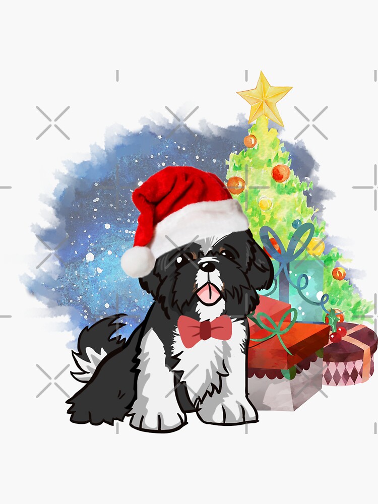 A Shih Tzu Christmas by tribbledesign