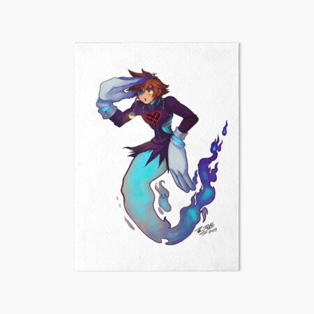 Kingdom hearts Sora Art Board Print for Sale by skydesigns