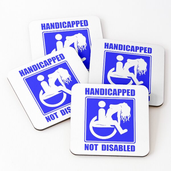 Item preview, Handicapped not Disabled; designed and sold by StickerApe.