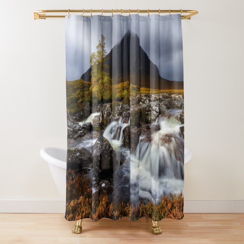 Buachaille Etive Mor. Glen Coe. West Highlands. Scotland. Shower Curtain