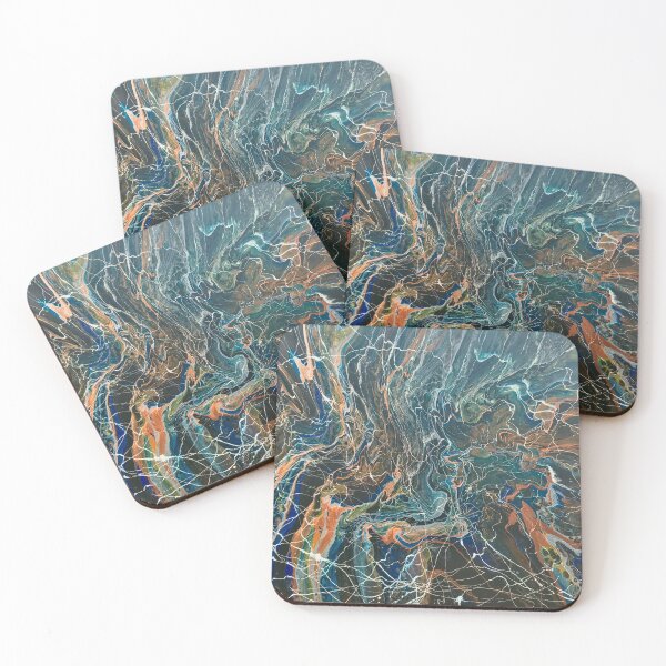 Item preview, Copper, Orange, Black, White and Blue designed and sold by Jenea71.