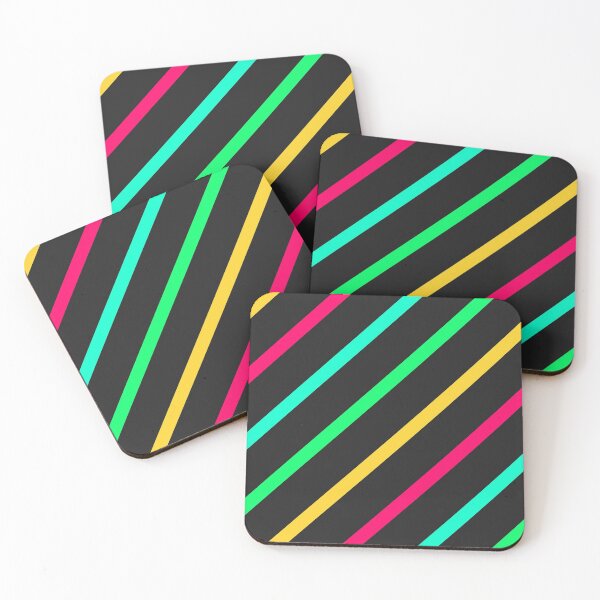 Item preview, colorful line pattern designed and sold by PatPatPatterns.