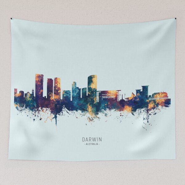 Item preview, Darwin Australia Skyline designed and sold by ArtPrints.