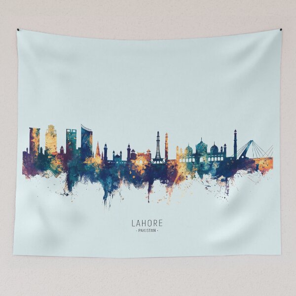 Item preview, Lahore Pakistan Skyline designed and sold by ArtPrints.