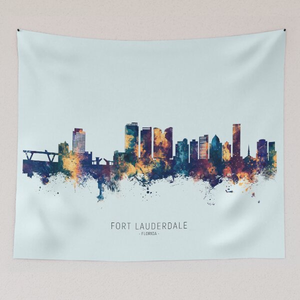 Item preview, Fort Lauderdale Florida Skyline designed and sold by ArtPrints.