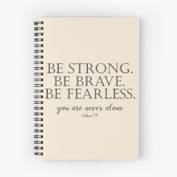 Item preview, Be Strong, Brave, Fearless with Bible Verse designed and sold by motivateme.