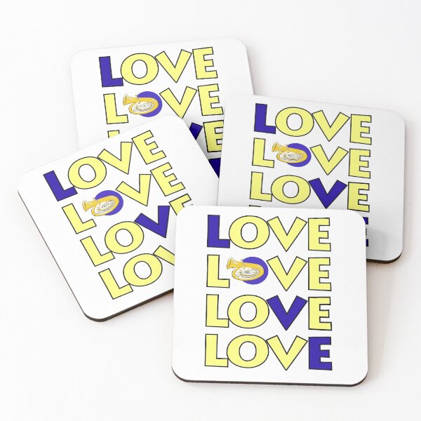 Item preview, Love x 4 - Tuba designed and sold by BandMomDesigns.