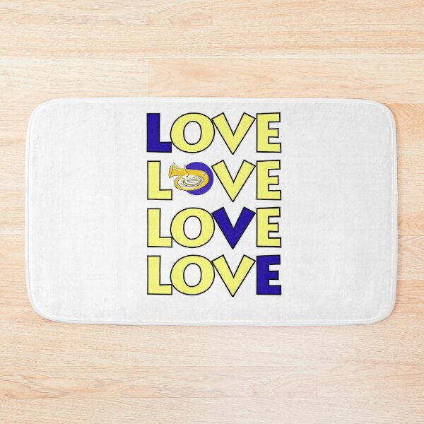 Item preview, Love x 4 - Tuba designed and sold by BandMomDesigns.