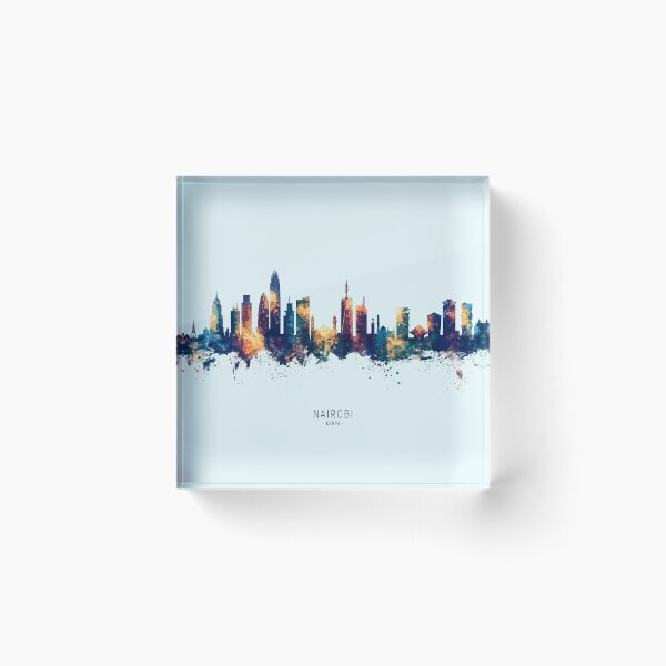 Item preview, Nairobi Kenya Skyline designed and sold by ArtPrints.