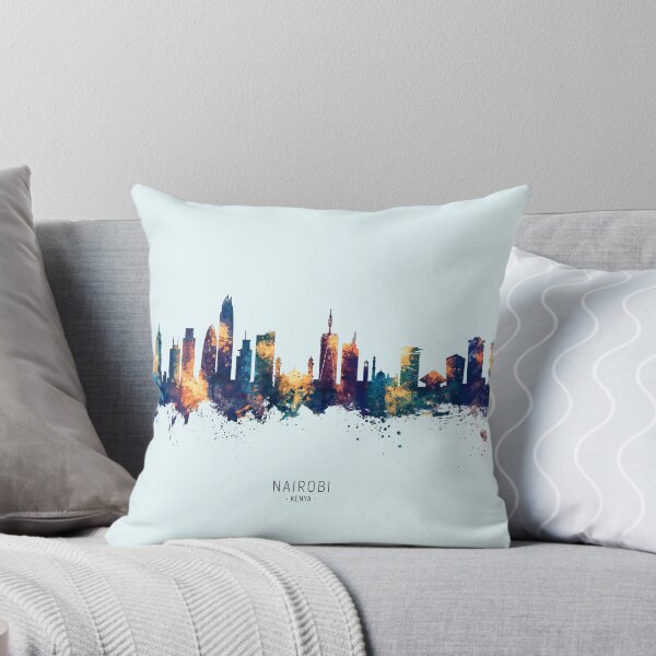 Item preview, Nairobi Kenya Skyline designed and sold by ArtPrints.