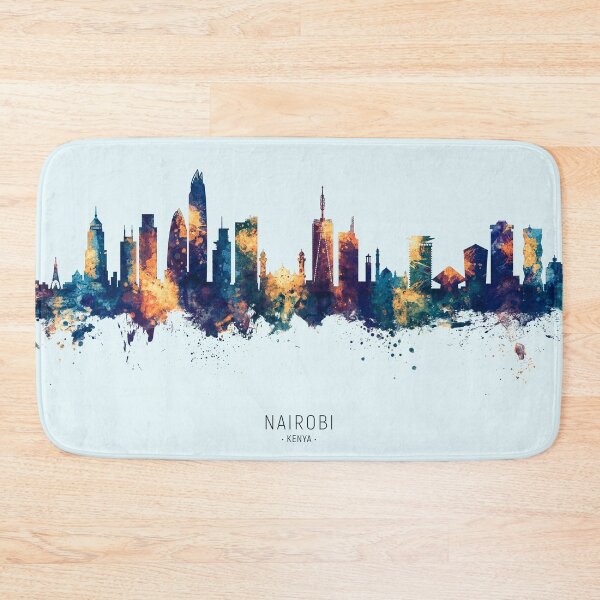 Item preview, Nairobi Kenya Skyline designed and sold by ArtPrints.