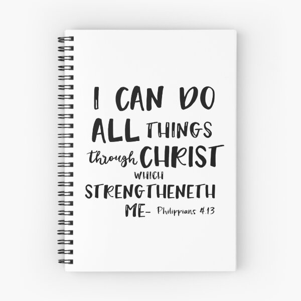 Item preview, I can do all things through Christ Bible Verse designed and sold by motivateme.