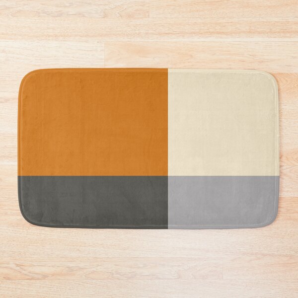 Item preview, Minimal Abstract Vintage Cream Orange Grey 04 designed and sold by BeatrisVeres.
