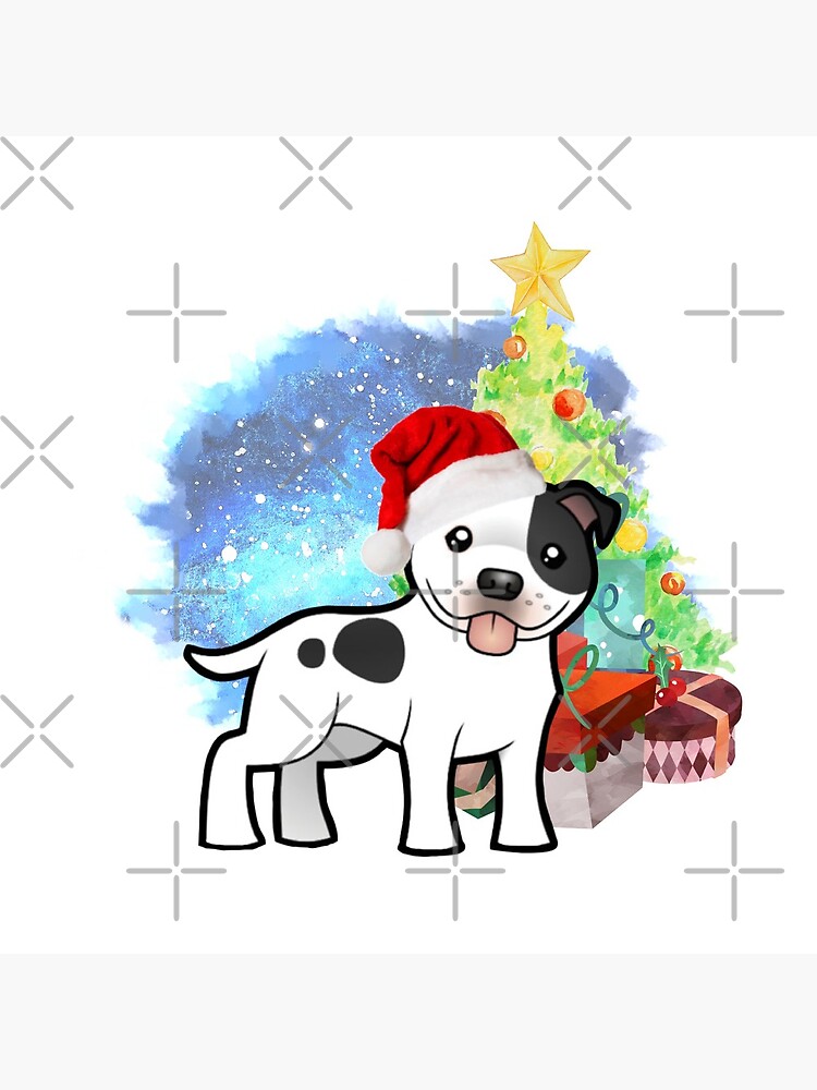 A Staffy Christmas by tribbledesign