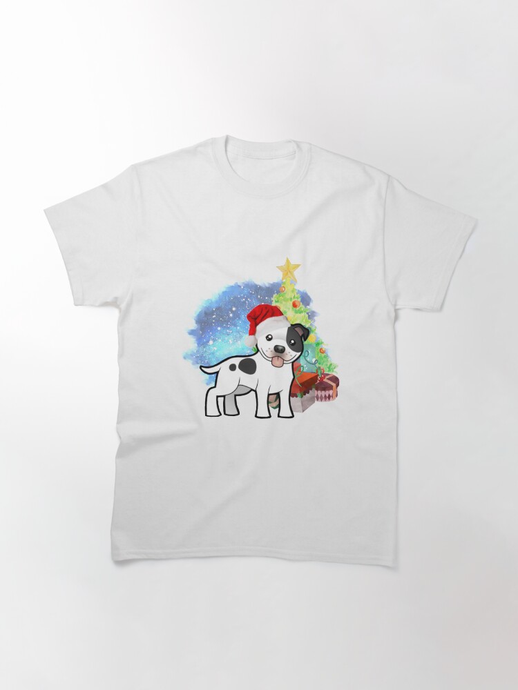 Alternate view of A Staffy Christmas Classic T-Shirt