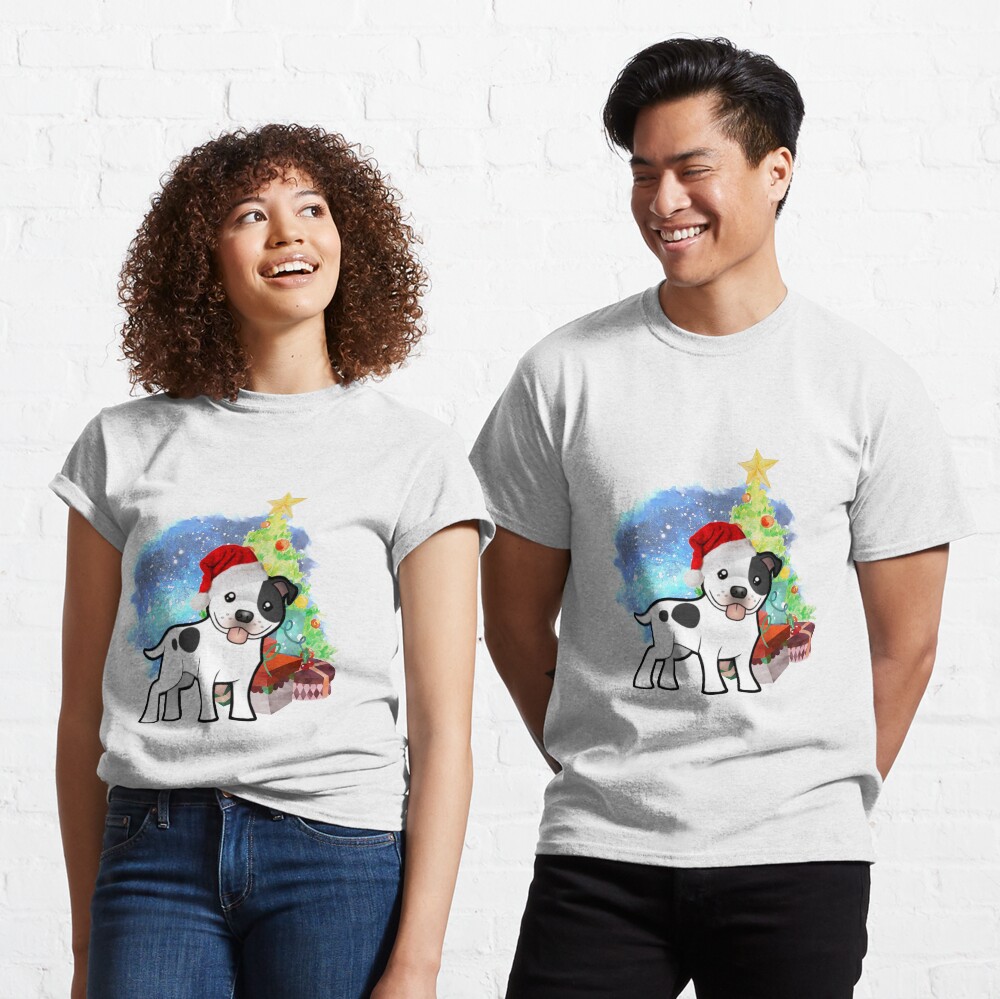 A Staffy Christmas Classic T-Shirt