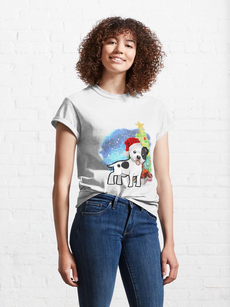 Alternate view of A Staffy Christmas Classic T-Shirt