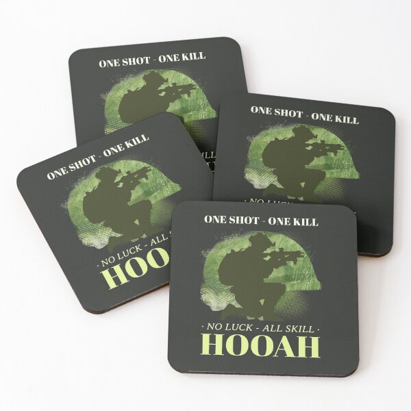 Item preview, One Shot - One Kill, No Luck - All Skill HOOAH  designed and sold by Jacksonso.