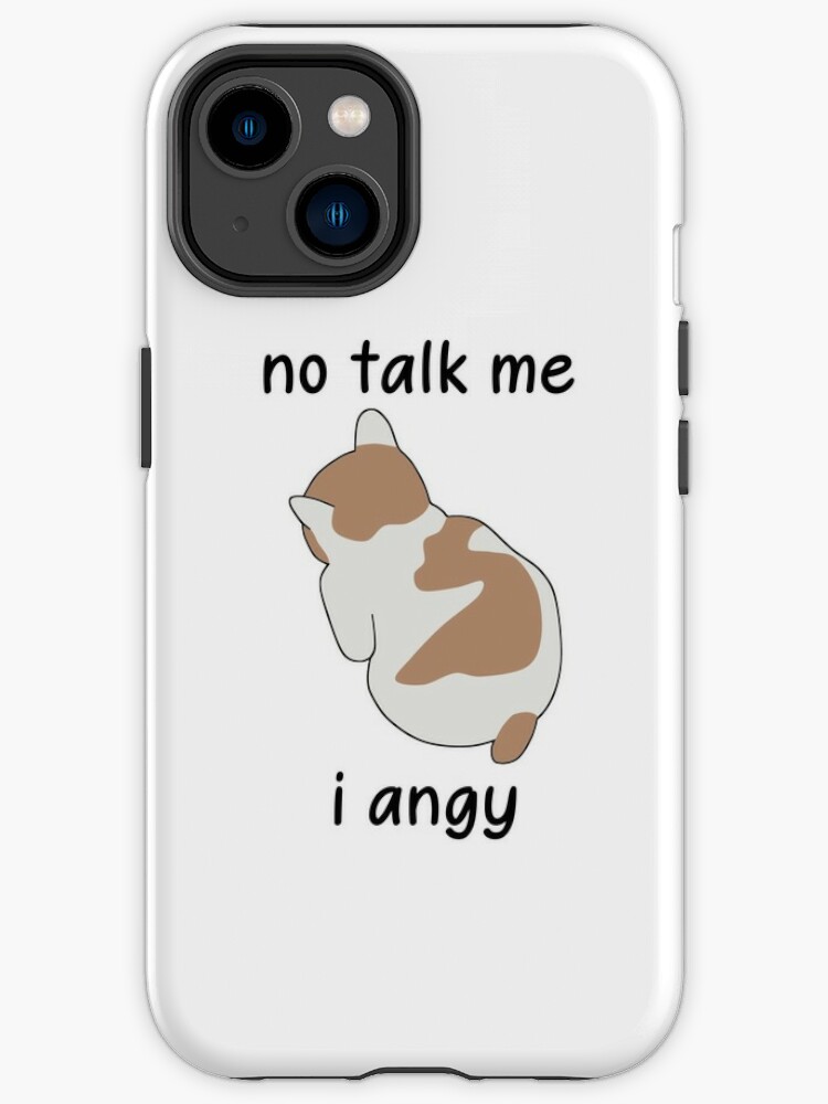 Anise: No Talk Me I'm Angy - Just Shapes And Beats - Phone Case