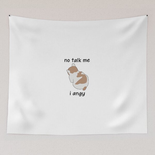 Item preview, no talk me i angy designed and sold by anna s. designs.
