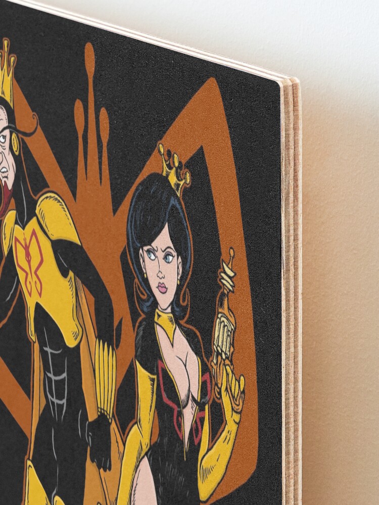 Alternate view of Beware the Monarch! Mounted Print