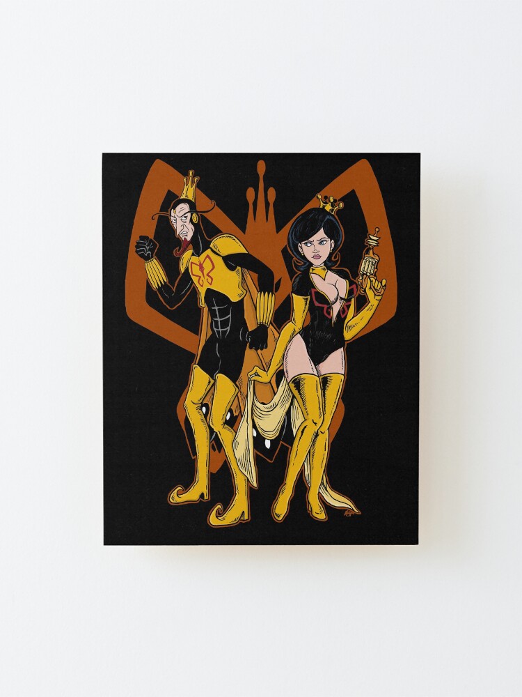 Alternate view of Beware the Monarch! Mounted Print