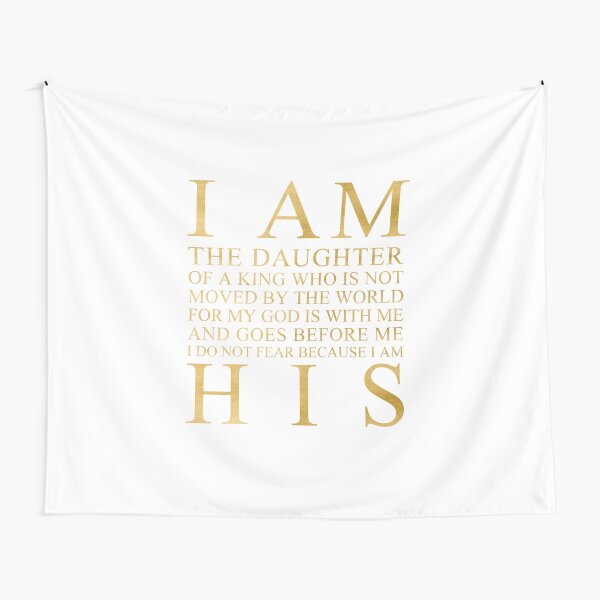 Item preview, I Am The Daughter Of A King (Gold) designed and sold by 4wordsmovement.