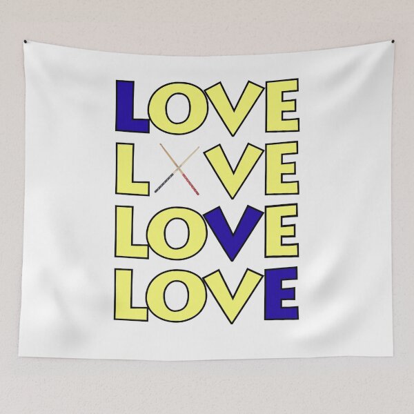 Item preview, Love x 4 - Drumsticks designed and sold by BandMomDesigns.