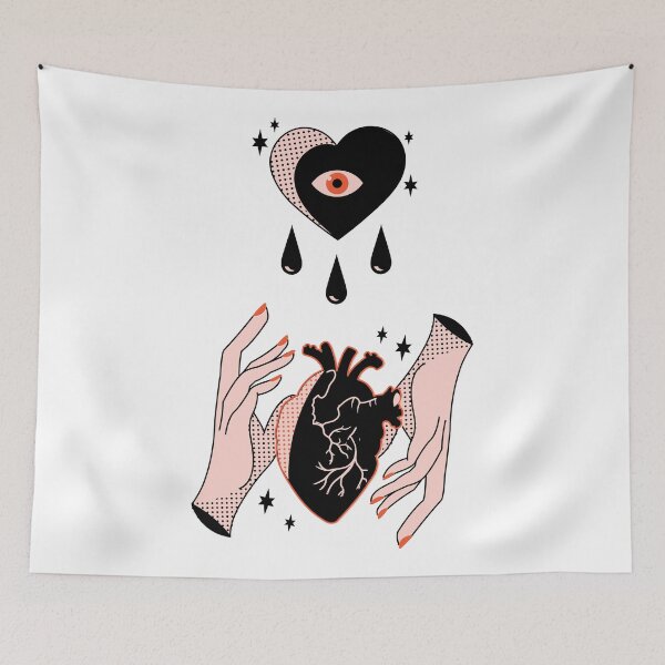Item preview, Black heart with tears. designed and sold by emphatic.