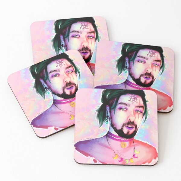 Item preview, Marvin slaying it with purple glitter eyeshadow~ designed and sold by SpunketPunk.