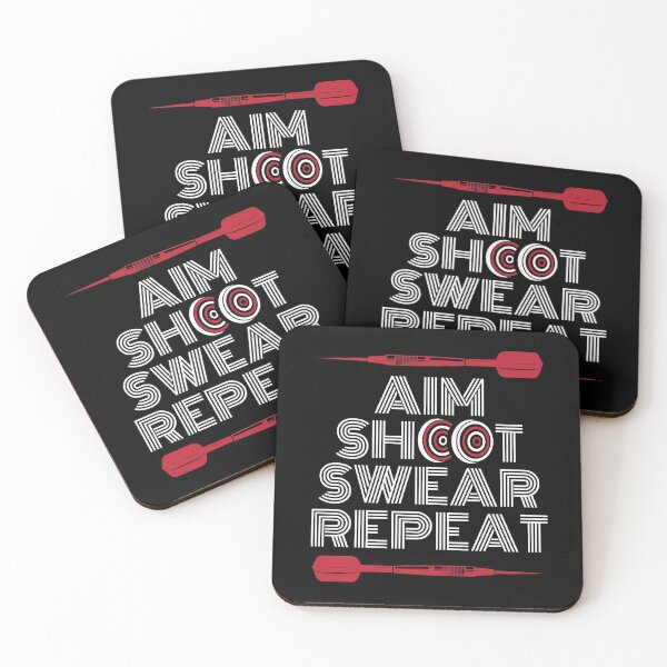 Item preview, Aim Shoot Swear Repeat Dart Darts Darts Player designed and sold by MooonTees.