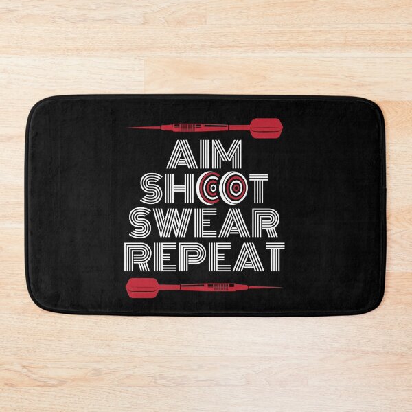 Item preview, Aim Shoot Swear Repeat Dart Darts Darts Player designed and sold by MooonTees.