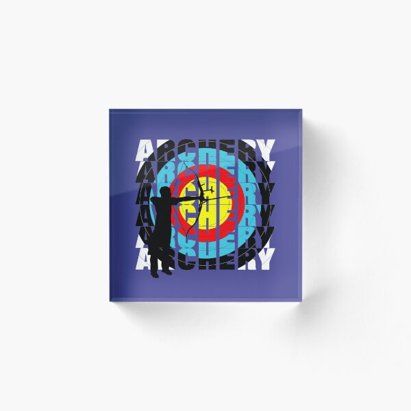 Item preview, Archery Target Board Word Art Typography Graphic designed and sold by Artification.