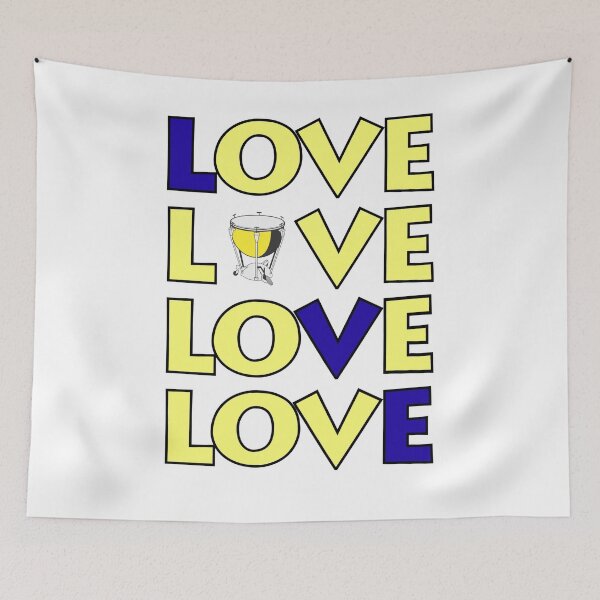 Item preview, Love x 4 - Timpani designed and sold by BandMomDesigns.
