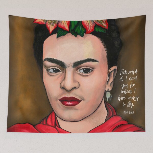 Artikelvorschau, Frida - mit Zitat entworfen und verkauft von melander.