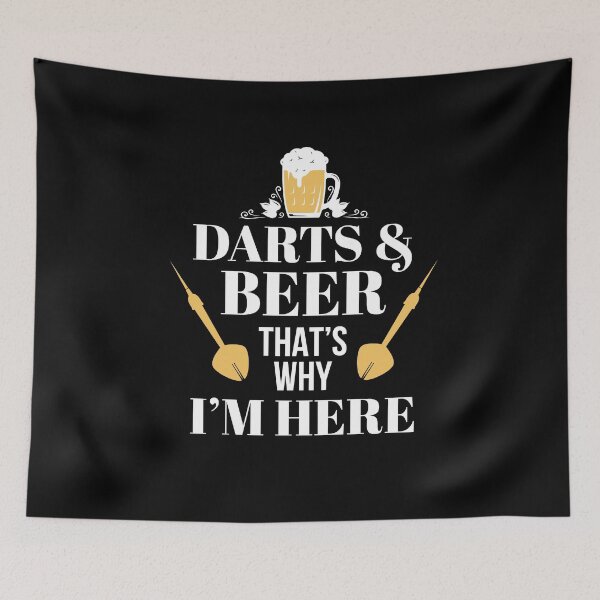 Item preview, Darts & Beer That's Why I'M here Dart Darts Player designed and sold by MooonTees.
