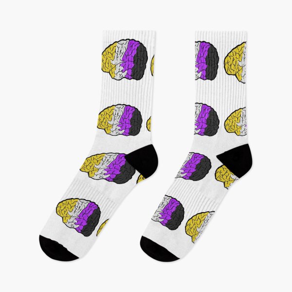 Item preview, Non Binary Pride Brain designed and sold by Kai Alexander.