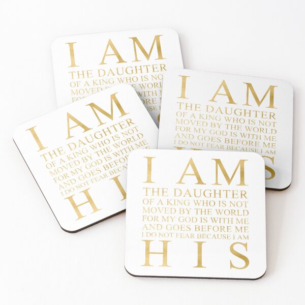 Item preview, I Am The Daughter Of A King (Gold) designed and sold by 4wordsmovement.