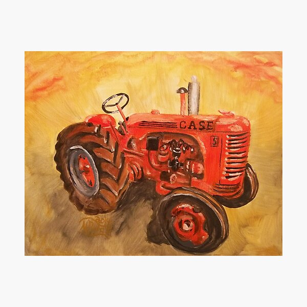 Headlight Rusty Vintage Farm Tractor Canvas Art Poster Print Home Wall Decor 