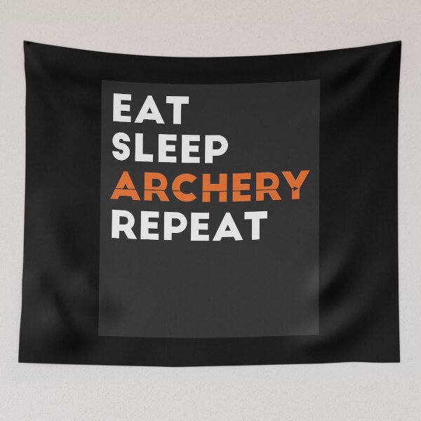 Item preview, Eat Sleep Archery Repeat Bowhunting Archer designed and sold by jeffded.