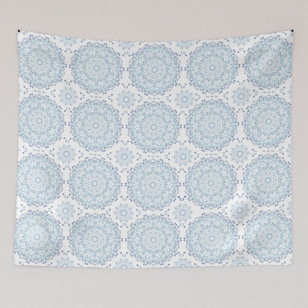 Item preview, Light Blue Mandala Pattern designed and sold by laura lacina.