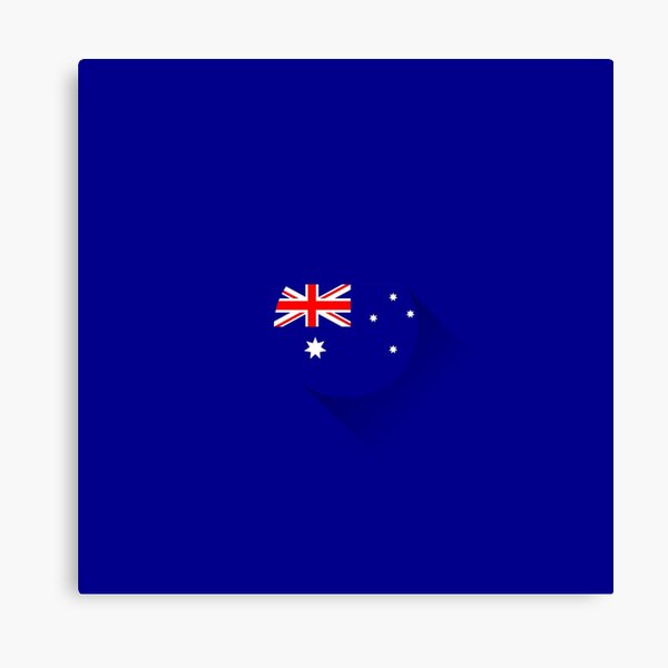 Australia Flag Canvas Print