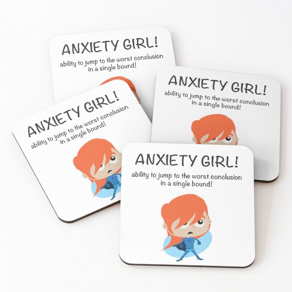 Item preview, Anxiety Girl! designed and sold by LaneSpinster.